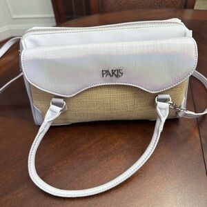 NWOT Paris Hilton Mason Lavender Haze Large Satchel Handbag w/Crossbody Strap